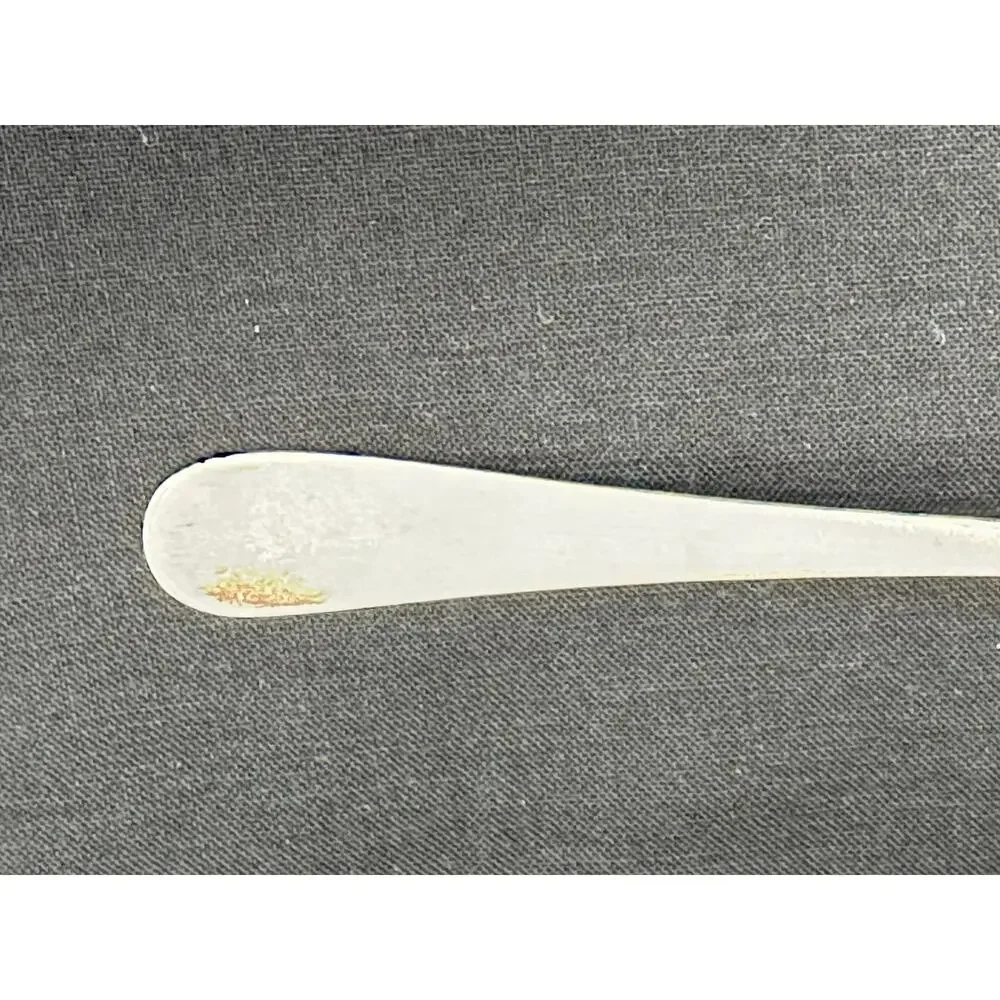 Tiny Salt Mustard Demitasse Spoon Ladle Vintage Stamped 